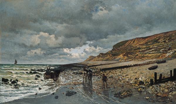 Claude Monet La Pointe de la Heve at Low Tide Germany oil painting art
